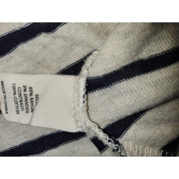 Guilded Intent Tank Top Stripped with Snap Detail Size L B#1 - Picture 5 of 5